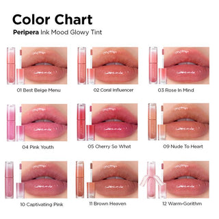 Conoce la gran linea de gloss de la marca coreana peripera, disponible en México a través de shirakababeauty.com