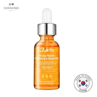 JUMISO serum de Vitamina C que ayuda a revertir el envejecimiento ya que ayuda a combatir las arrugas, eliminar manchas, y devolverle un mismo tono a tu piel, así como de un brillo Natural.
Disponible en Shirakaba Beauty