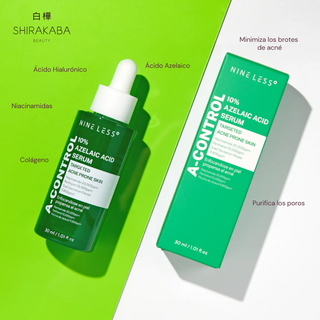 Este serum facial es un tratamiento todo en uno; Reduce el enrojecimiento y la piel irritada,
Minimiza los brotes de acné, Controla la dilatación de poros,
Devuelve la textura y brillo natural de la piel.