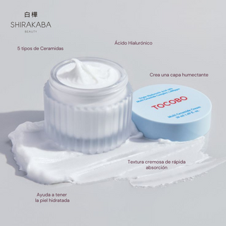 Su alto concentrado de 5 tipos diferentes de ceramidas y ácido hialurónico proporcionan una humectación profunda. Sus principios activos ayudan a crear una barrera protectora que retiene la humedad, aporta nutrientes a tu piel.