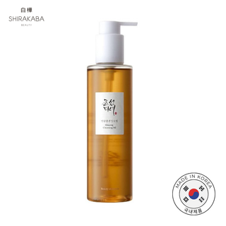 BeautyofJoseon Cleansing Oil Ginseng Essence - Limpiador a Base de Aceite Shirakaba Beauty Este aceite limpiador ayuda a eliminar los restos de maquillaje, así como otras impurezas alojadas en nuestra piel.