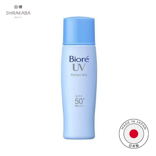 Bioré Percect Milk SPF+50 Protector Solar, Bloqueador Solar Shirakaba Beauty