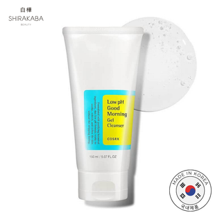 COSRX Low PH Good Morning Cleansing Gel Limpiador Facial a Base de Agua Shirakaba Beauty