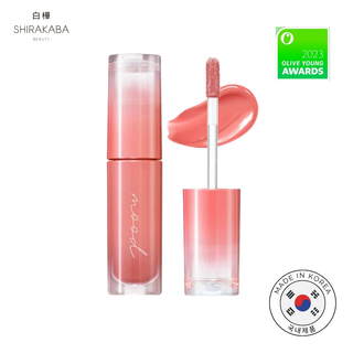 Tinta para labios marca peripera, color coral influencer. Disponible en Shirakaba Beauty